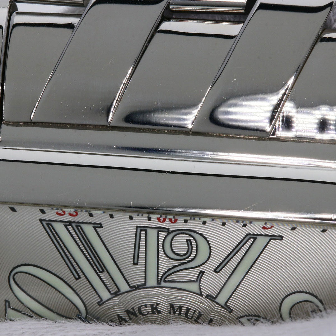 FRANCK MULLER Watches Mechanical Automatic 10000HSCOAC Stainless Steel , Stainless Steel Silver Conquistador Cortez Silver dial mens Used Authentic