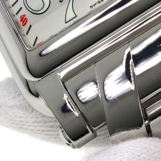 FRANCK MULLER Watches Mechanical Automatic 10000HSCOAC Stainless Steel , Stainless Steel Silver Conquistador Cortez Silver dial mens Used Authentic
