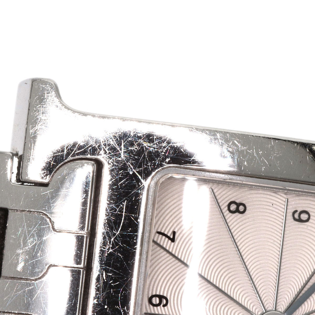 HERMES Watches Quartz HH1.210 Stainless Steel , Stainless Steel Silver H watch Silver dial Women Used Authentic