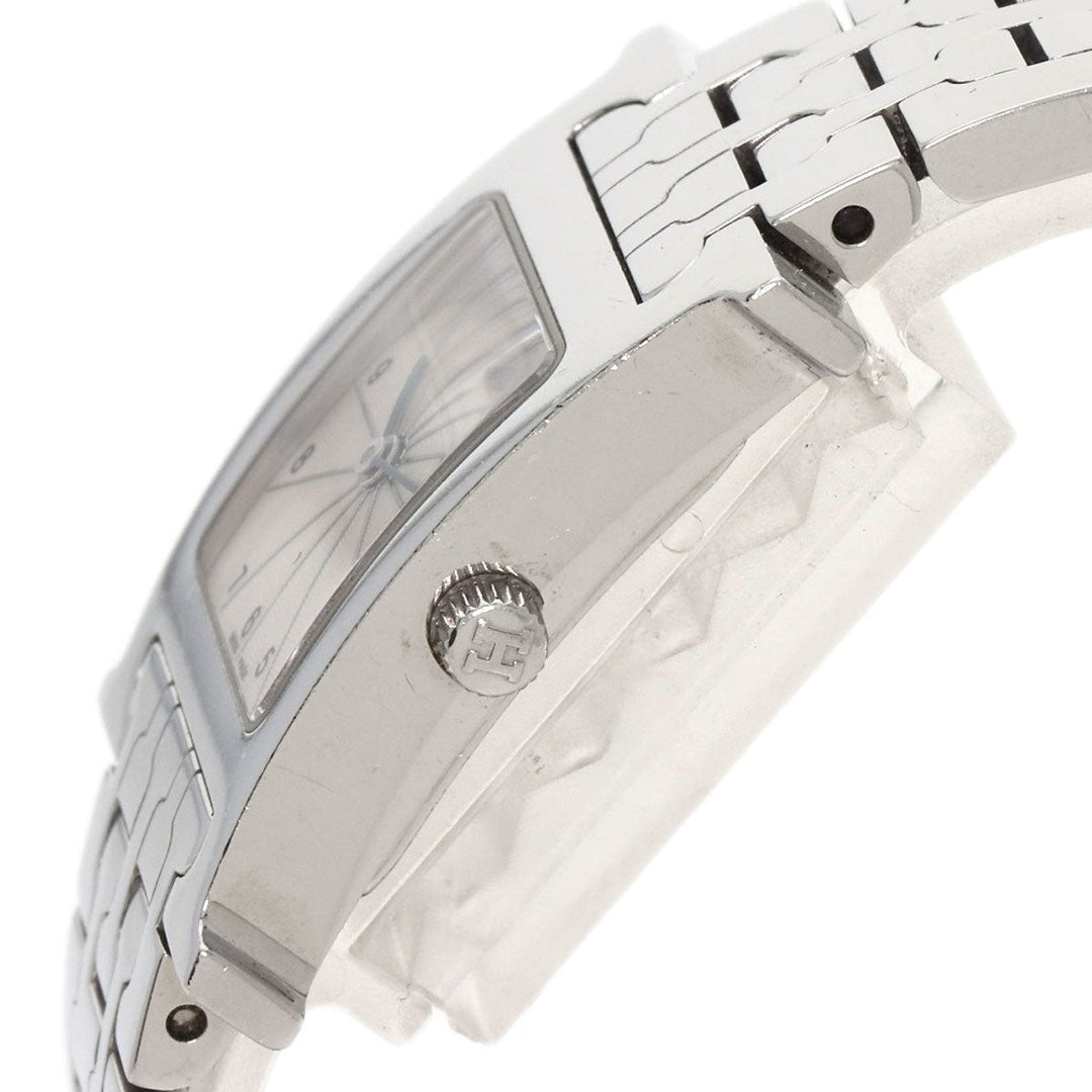 HERMES Watches Quartz HH1.210 Stainless Steel , Stainless Steel Silver H watch Silver dial Women Used Authentic