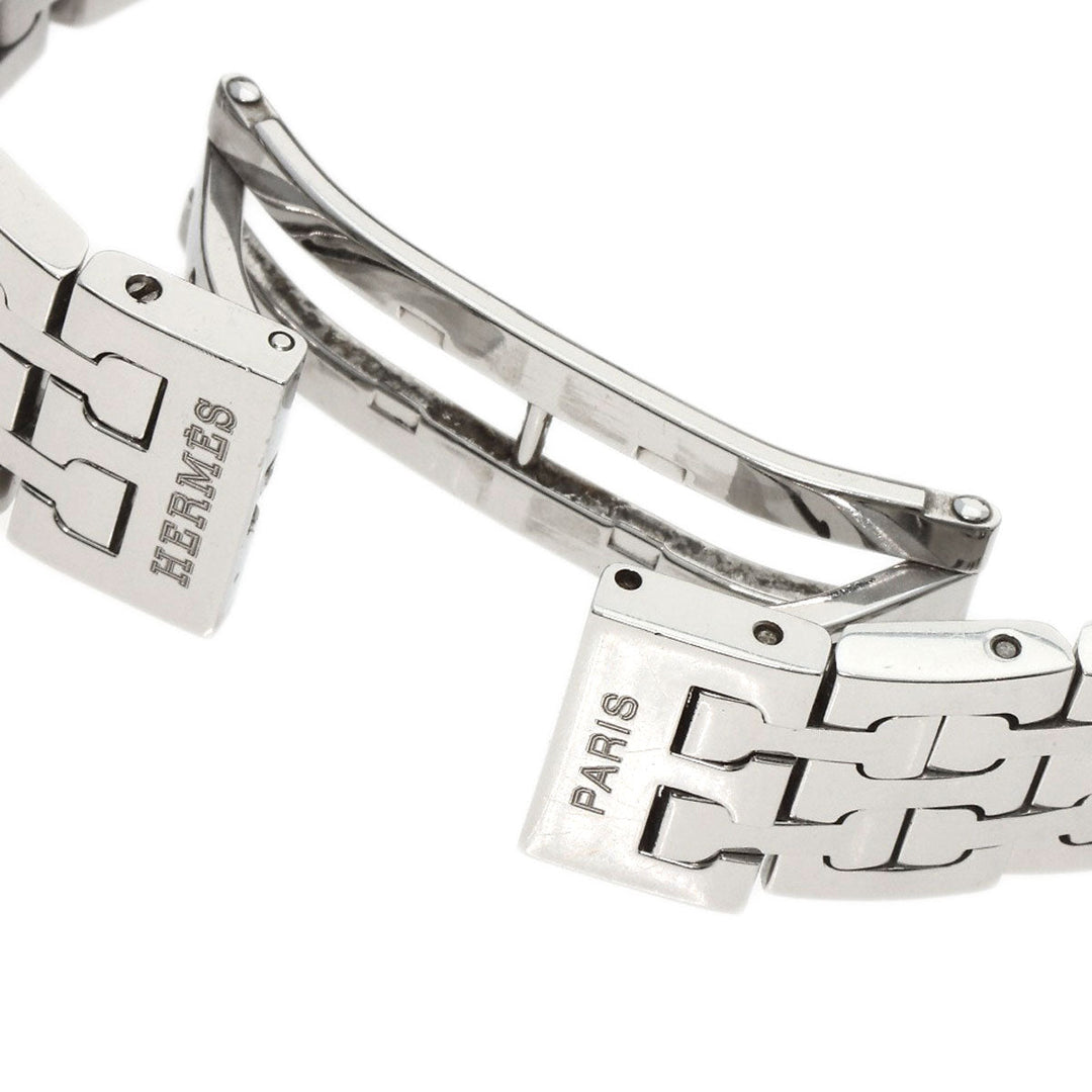 HERMES Watches Quartz HH1.210 Stainless Steel , Stainless Steel Silver H watch Silver dial Women Used Authentic