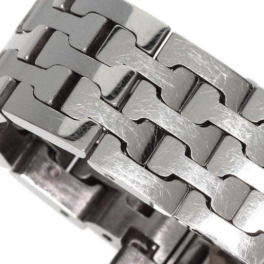 HERMES Watches Quartz HH1.210 Stainless Steel , Stainless Steel Silver H watch black dial Women Used Authentic