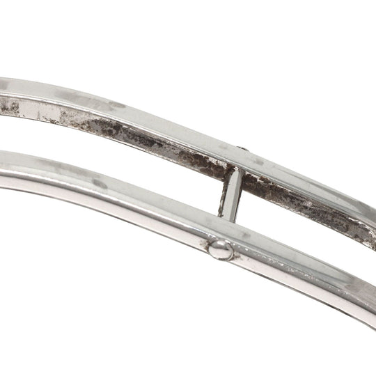 HERMES Watches Quartz HH1.210 Stainless Steel , Stainless Steel Silver H watch black dial Women Used Authentic