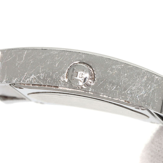 HERMES Watches Quartz HH1.210 Stainless Steel , Stainless Steel Silver H watch black dial Women Used Authentic