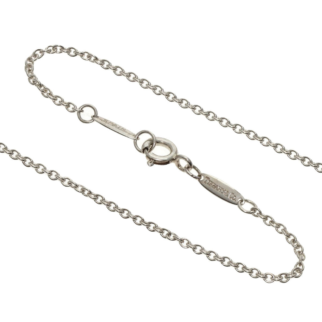 TIFFANY&Co. Necklace SV Silver Open heart Women Used Authentic