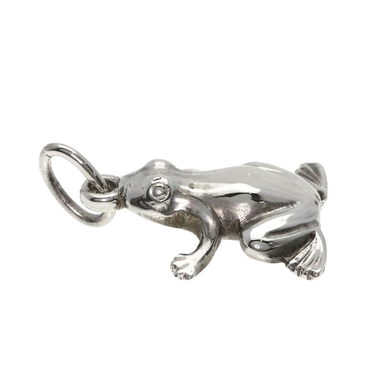 Georg Jensen Pendant top SV Silver Frog motif unisex(Unisex) Used Authentic