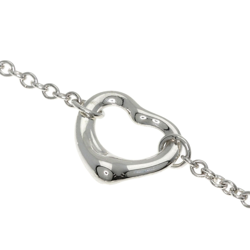 TIFFANY&Co. bracelet SV Silver 5P open heart Women Used Authentic