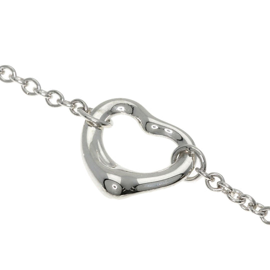 TIFFANY&Co. bracelet SV Silver 5P open heart Women Used Authentic
