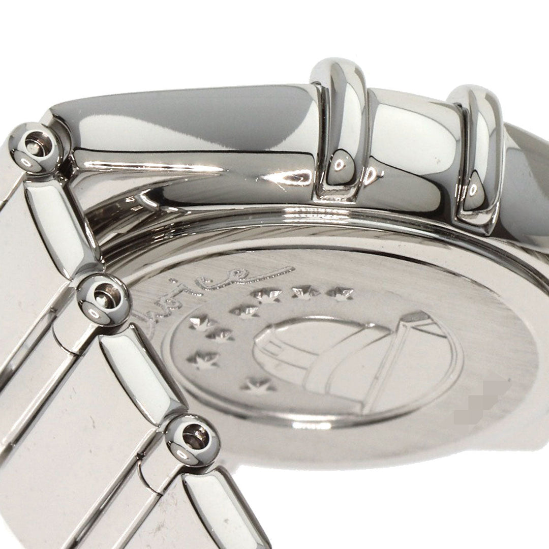 OMEGA Watches Quartz 1561.61 Stainless Steel , Stainless Steel Silver Constellation Mini Orange dial Women Used Authentic
