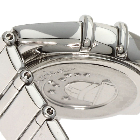 OMEGA Watches Quartz 1561.61 Stainless Steel , Stainless Steel Silver Constellation Mini Orange dial Women Used Authentic