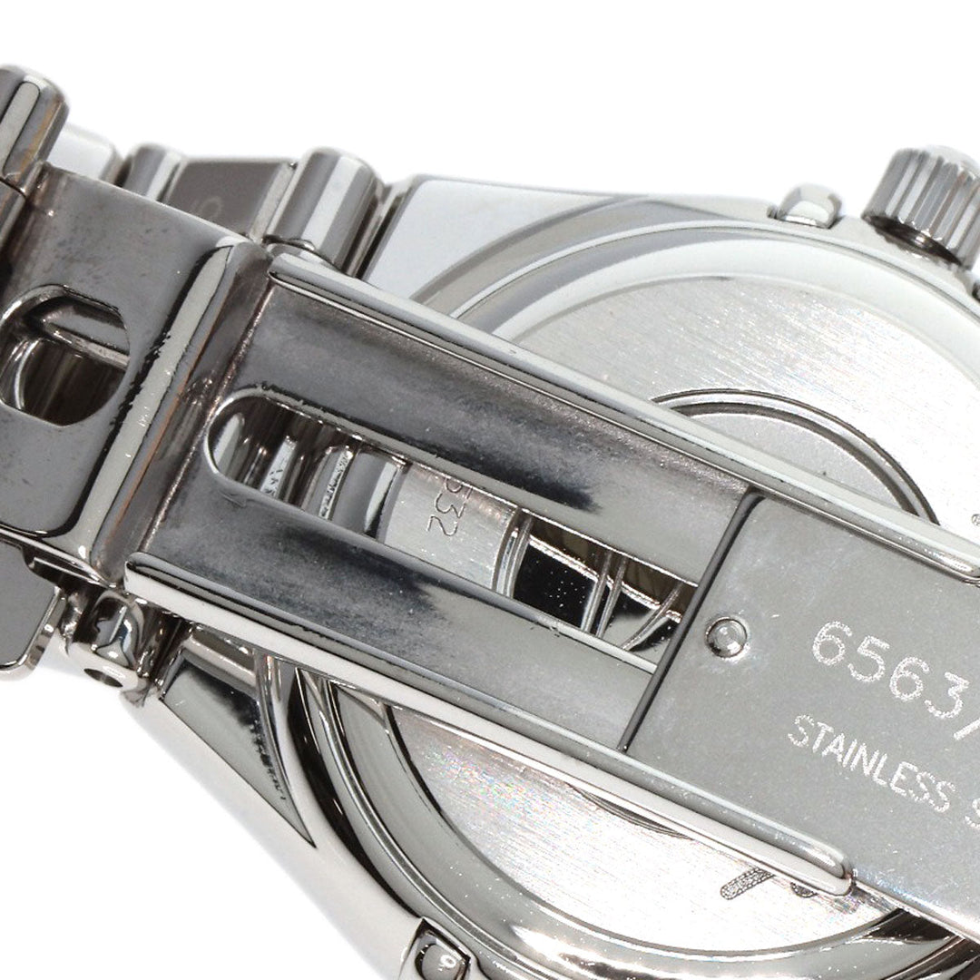 OMEGA Watches Quartz 1561.61 Stainless Steel , Stainless Steel Silver Constellation Mini Orange dial Women Used Authentic