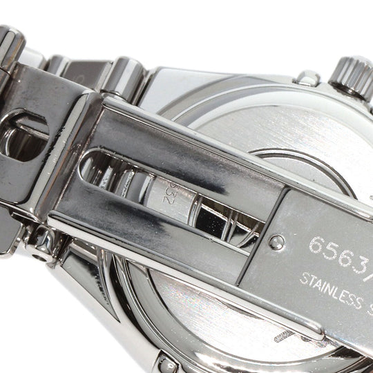 OMEGA Watches Quartz 1561.61 Stainless Steel , Stainless Steel Silver Constellation Mini Orange dial Women Used Authentic