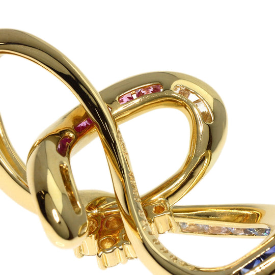 JUNE Pendant top 18K Yellow Gold gold Sapphire diamond