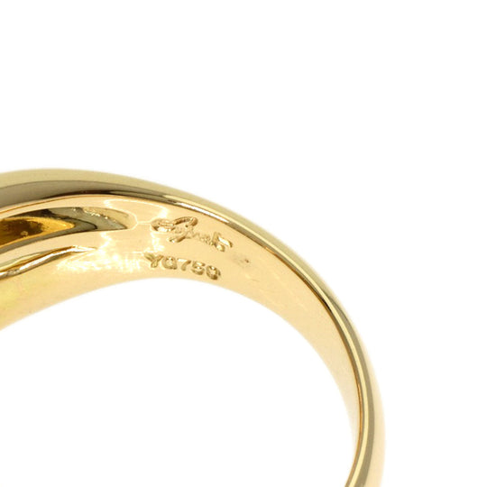 JUNE Ring 18K Yellow Gold gold Sapphire diamond