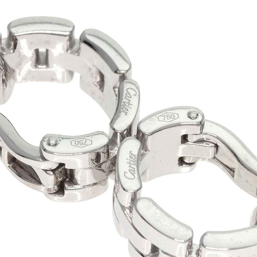 CARTIER Pierce K18WG Silver Maiyon PANTHERE Women Used Authentic