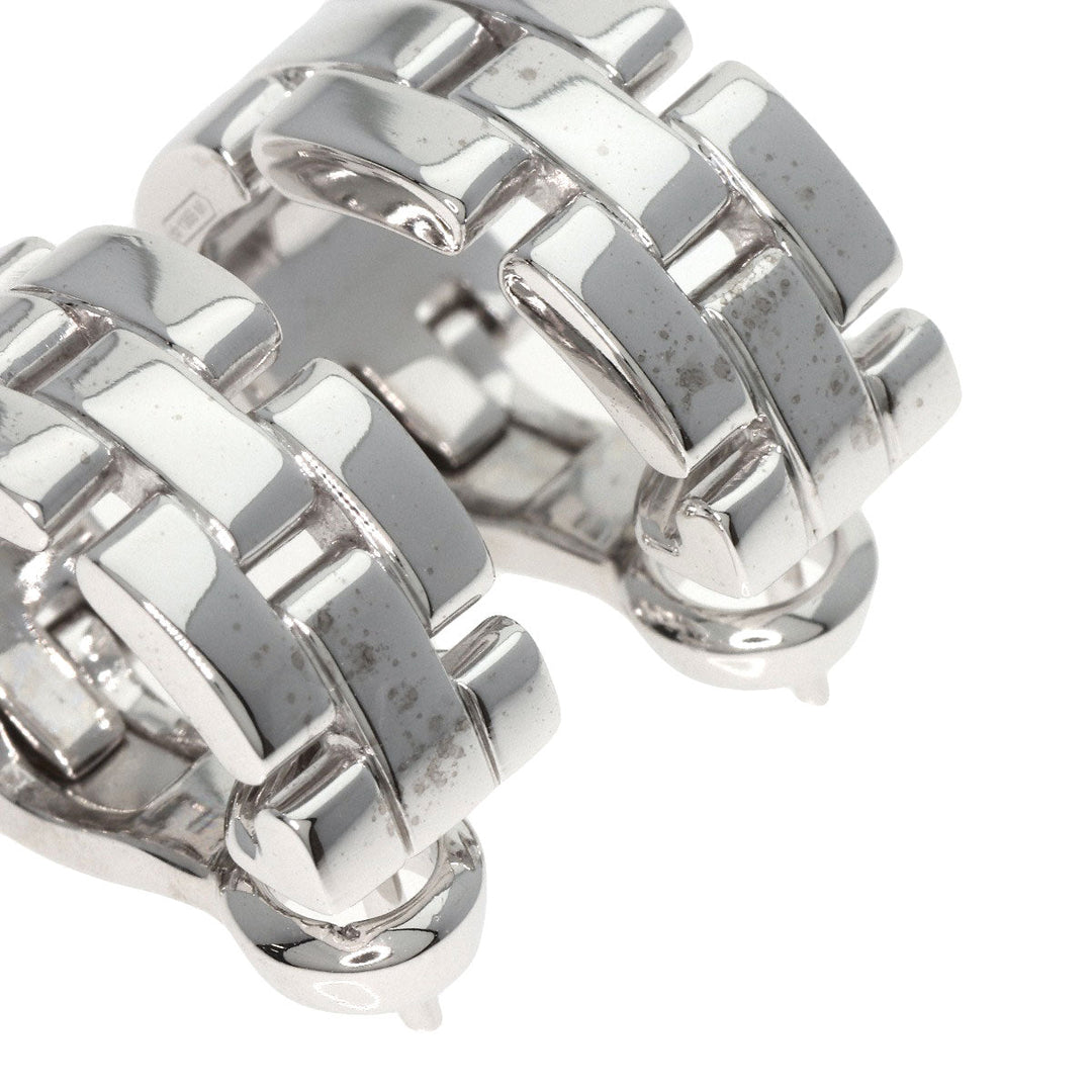 CARTIER Pierce K18WG Silver Maiyon PANTHERE Women Used Authentic