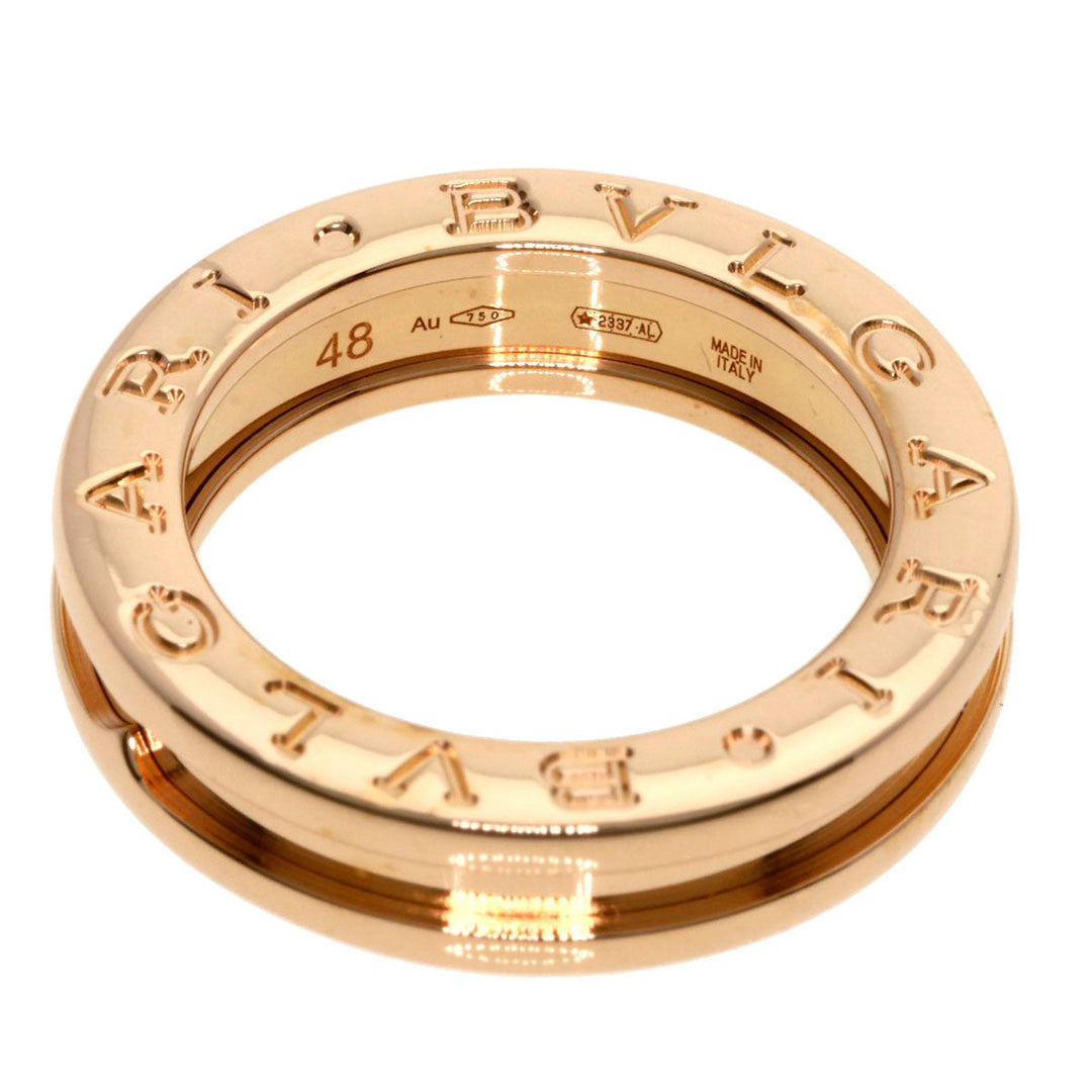 BVLGARI Ring 18K Pink Gold gold B-zero1 B-zero One 1 Band XS #48 Women Used Authentic