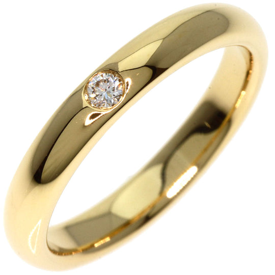 HARRY WINSTON Ring 18K Yellow Gold gold Round cut wedding ring 1P diamond