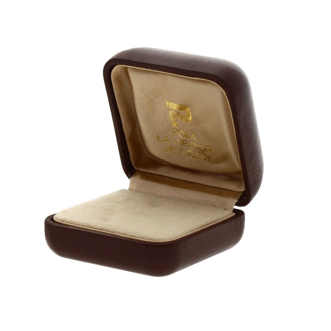 POLA Brooch 18K Yellow Gold gold sapphire Women Used Authentic