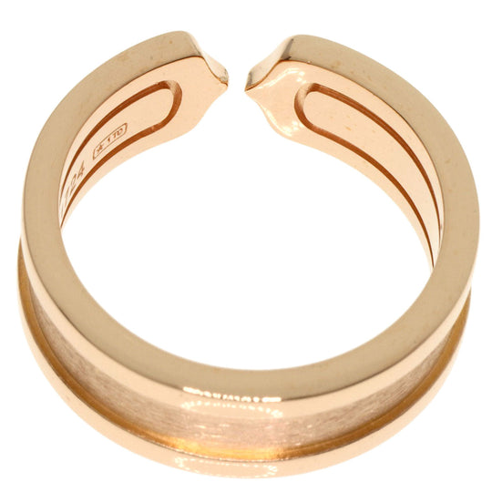 CARTIER Ring 18K Pink Gold gold C2 ring # 52 Women Used Authentic