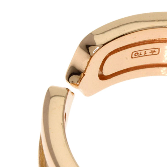 CARTIER Ring 18K Pink Gold gold C2 ring # 52 Women Used Authentic