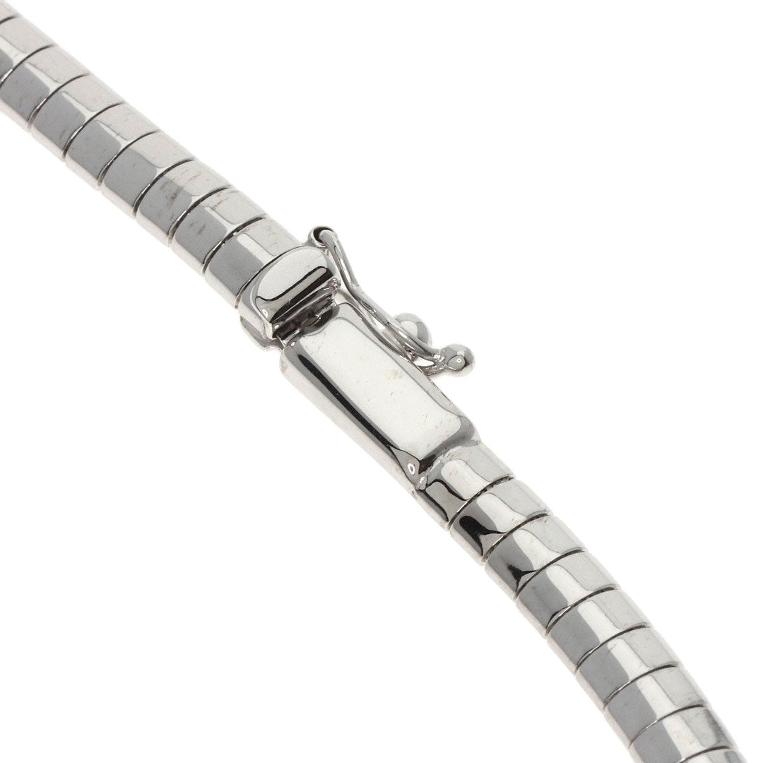 Ponte Vecchio Necklace K18WG Silver Diamond heart motif