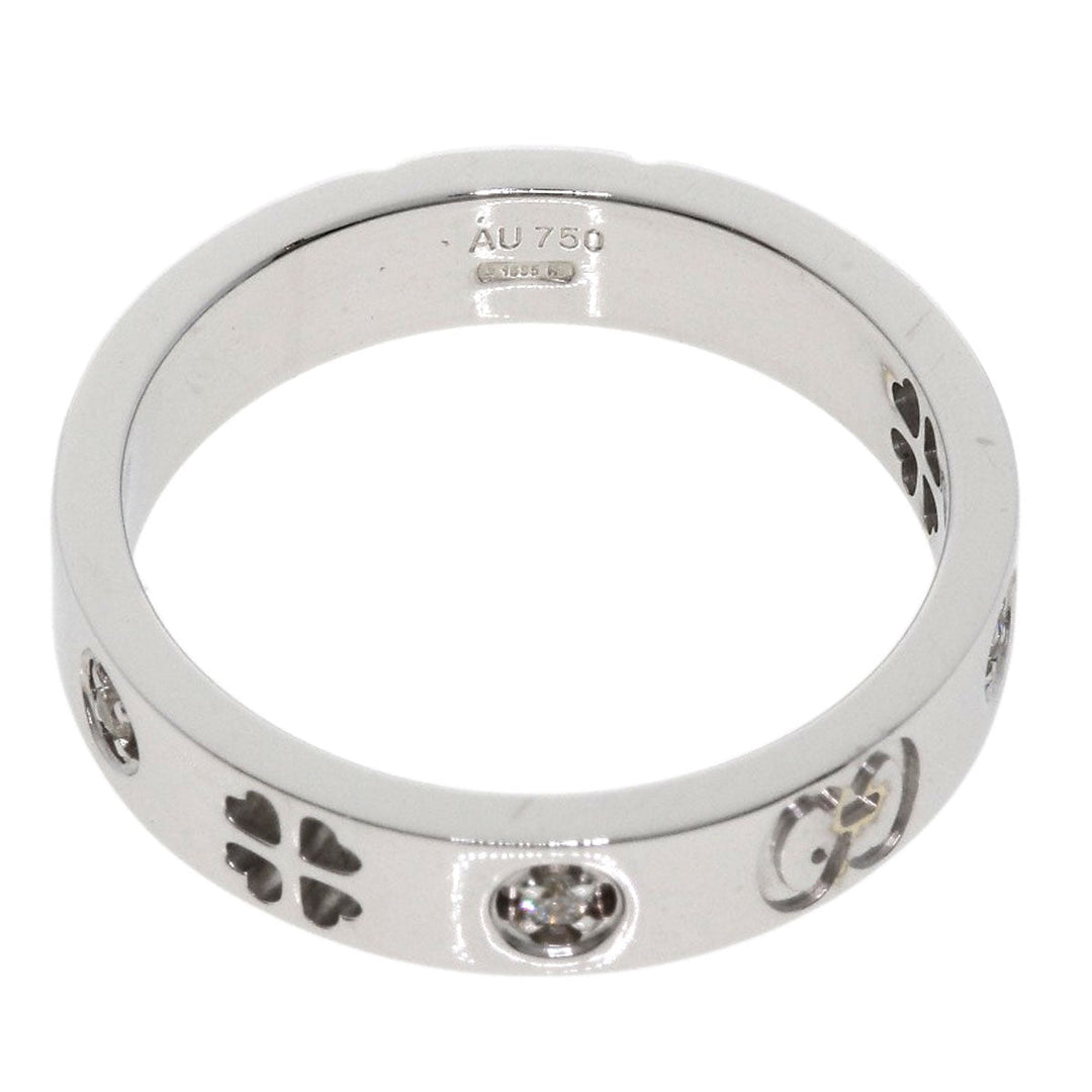 GUCCI Ring K18WG Silver Icon 5P Diamond