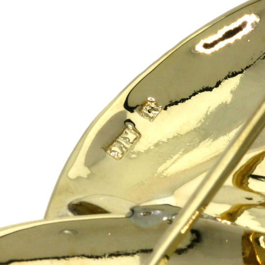 MIKIMOTO Brooch K14YG gold Pearl Women Used Authentic