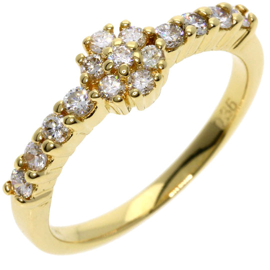 Ponte Vecchio Ring 18K Yellow Gold gold Flower motif diamond