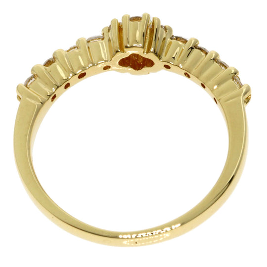 Ponte Vecchio Ring 18K Yellow Gold gold Flower motif diamond