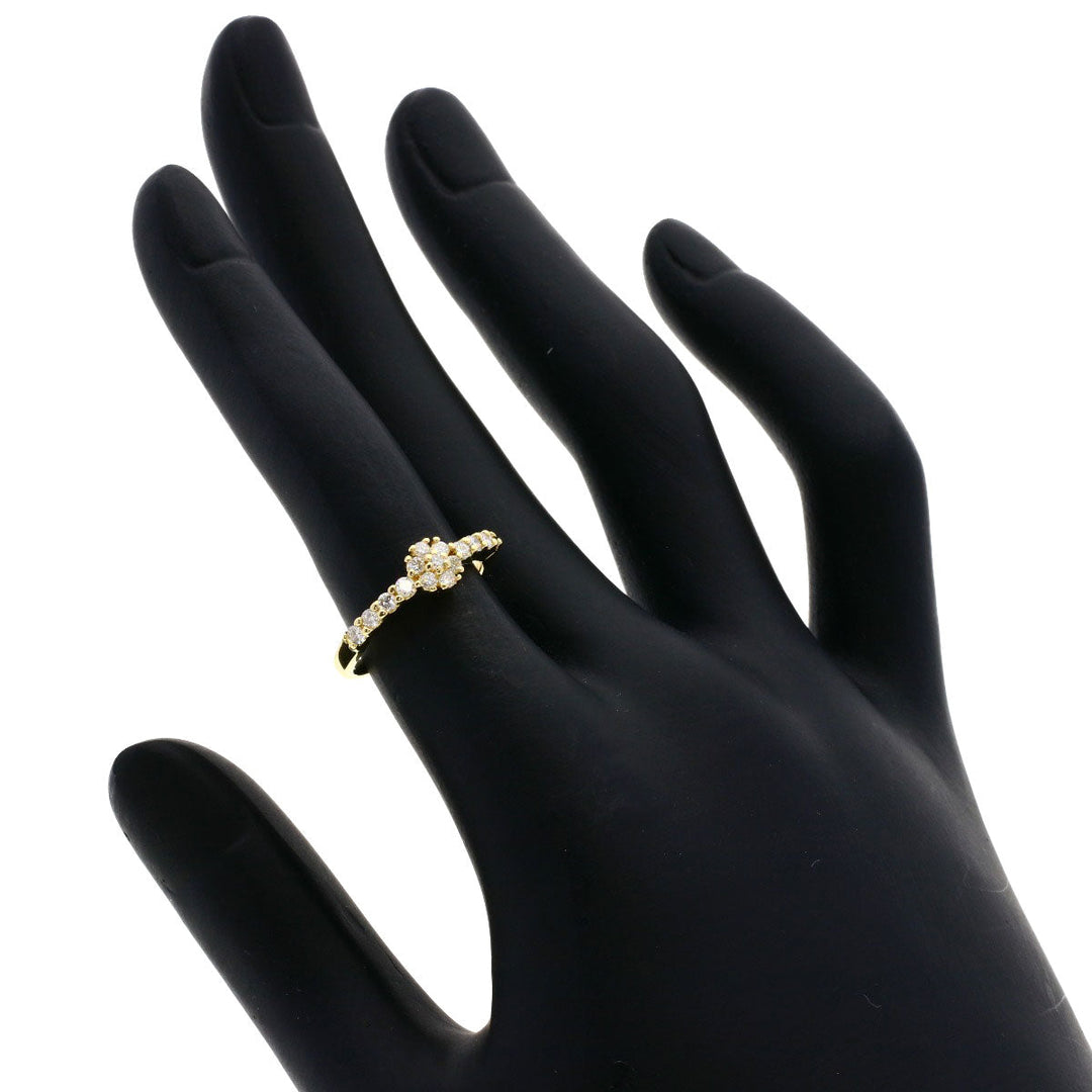 Ponte Vecchio Ring 18K Yellow Gold gold Flower motif diamond