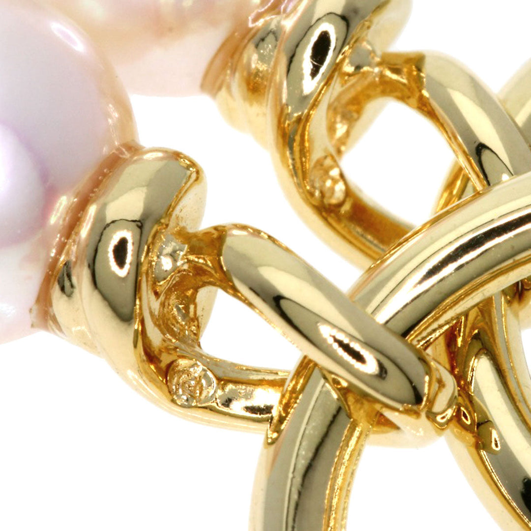 TASAKI Earring 18K Yellow Gold gold Pearl Women Used Authentic