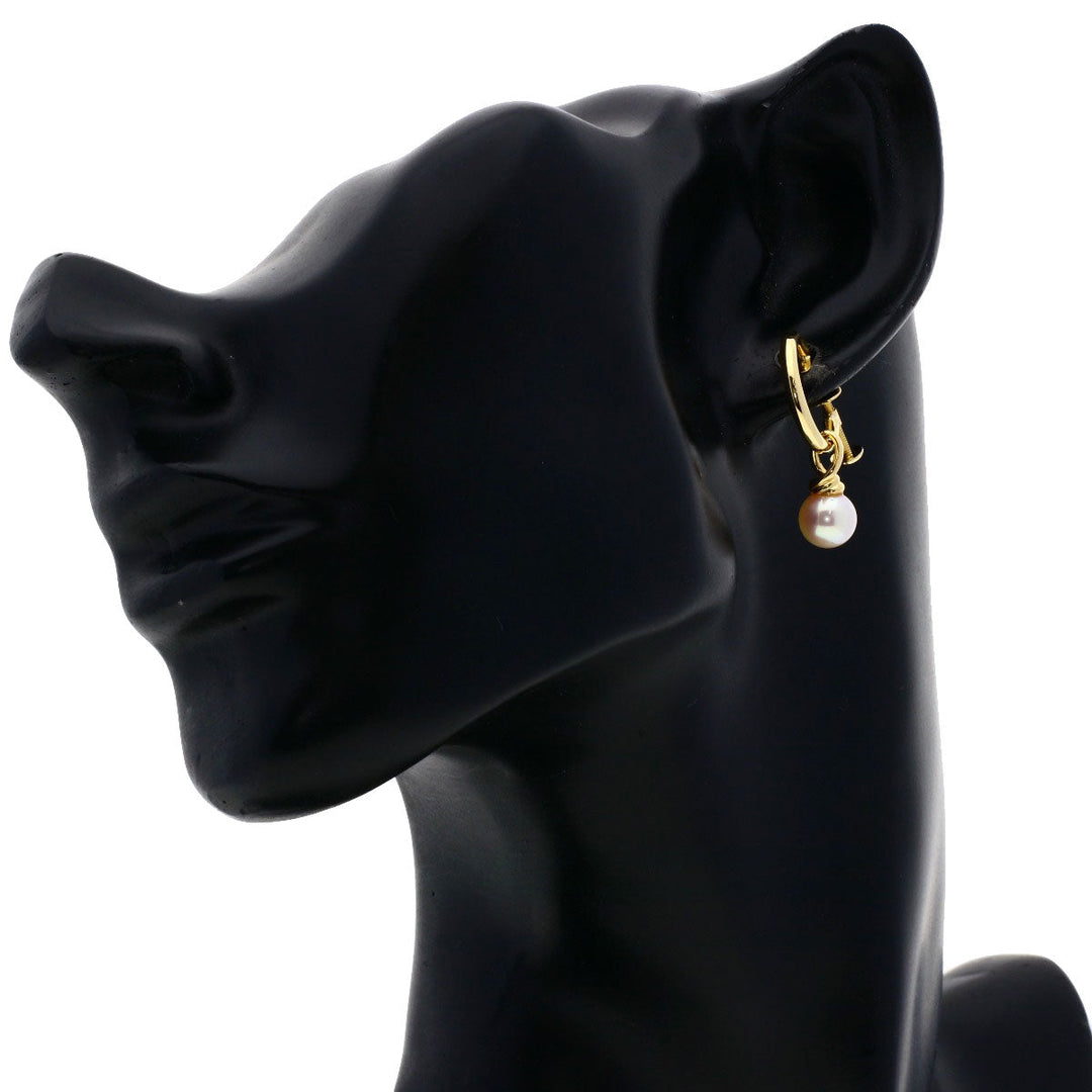 TASAKI Earring 18K Yellow Gold gold Pearl Women Used Authentic