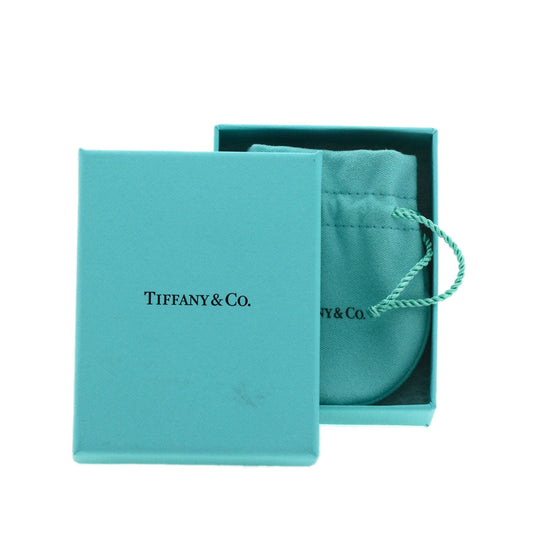 TIFFANY&Co. Necklace K18WG Silver T TWO Circle Turquoise Japan Limited