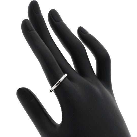 BVLGARI Ring PT950 Silver FEDDY Wedding Diamond Pair Ring #43 #53 unisex(Unisex) Used Authentic