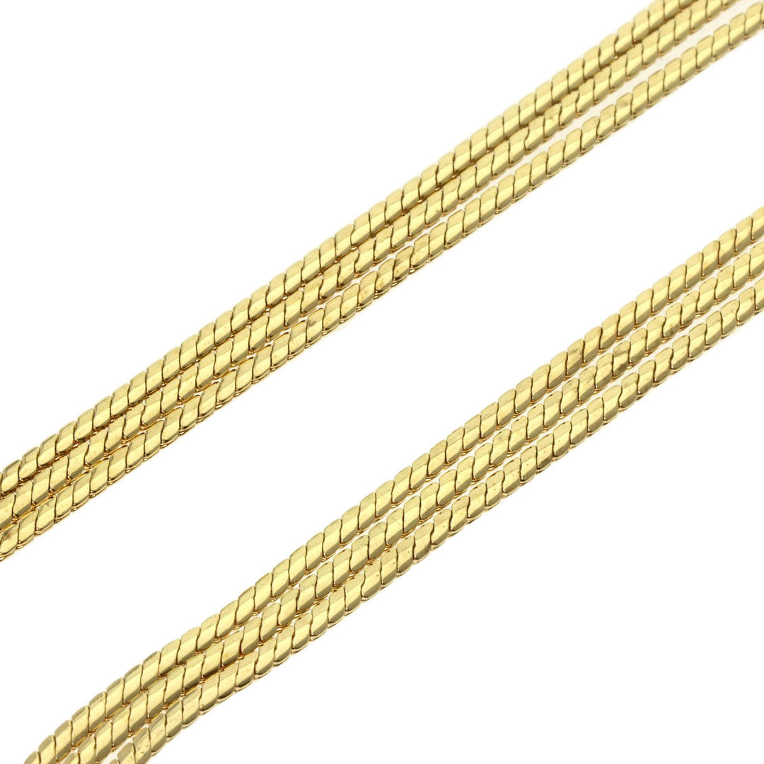 MIKIMOTO Necklace 18K Yellow Gold gold Pearl Diamond Ruby Sapphire Women Used Authentic