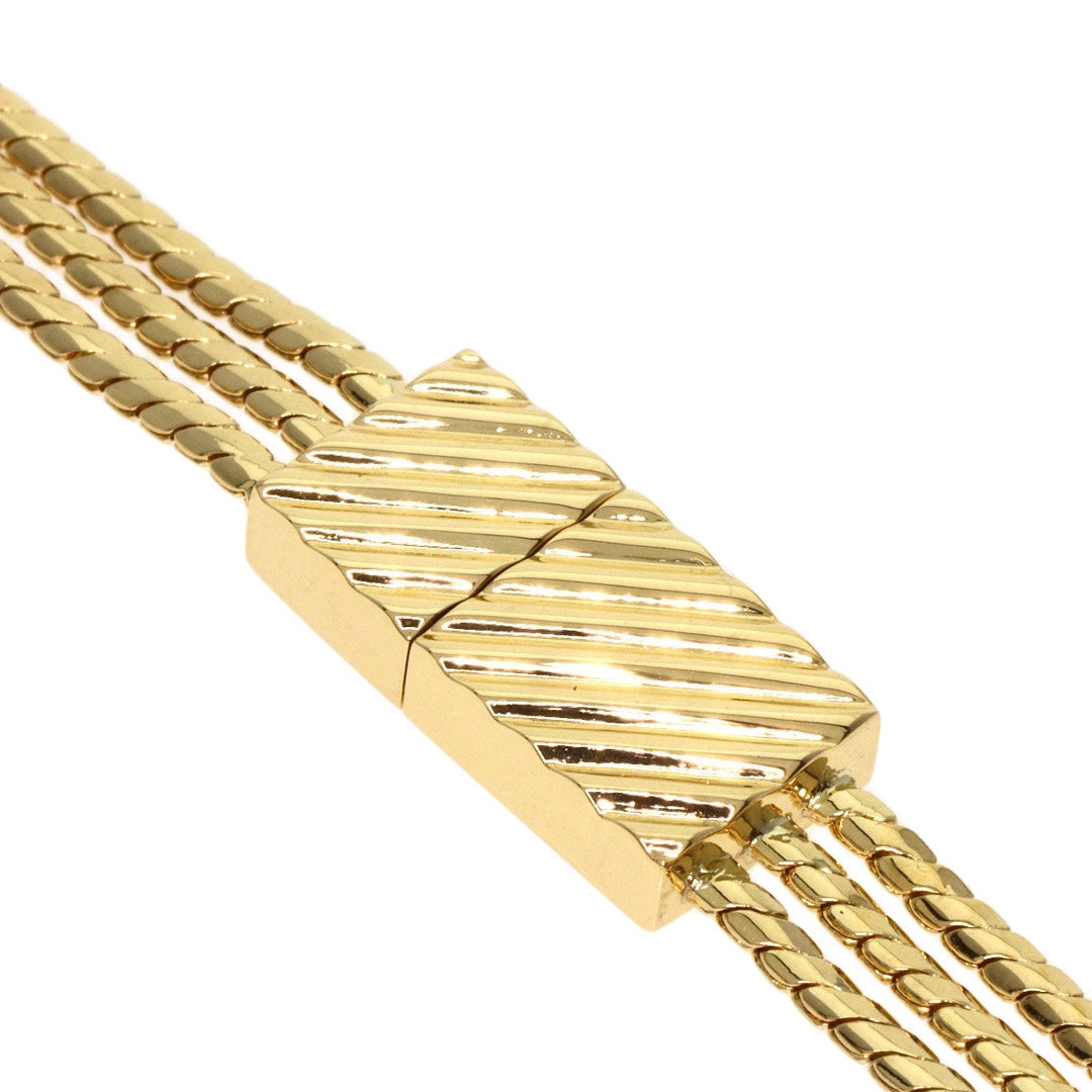 MIKIMOTO Necklace 18K Yellow Gold gold Pearl Diamond Ruby Sapphire Women Used Authentic