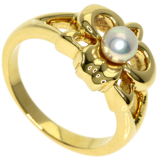 MIKIMOTO Ring 18K Yellow Gold gold Pearl Women Used Authentic