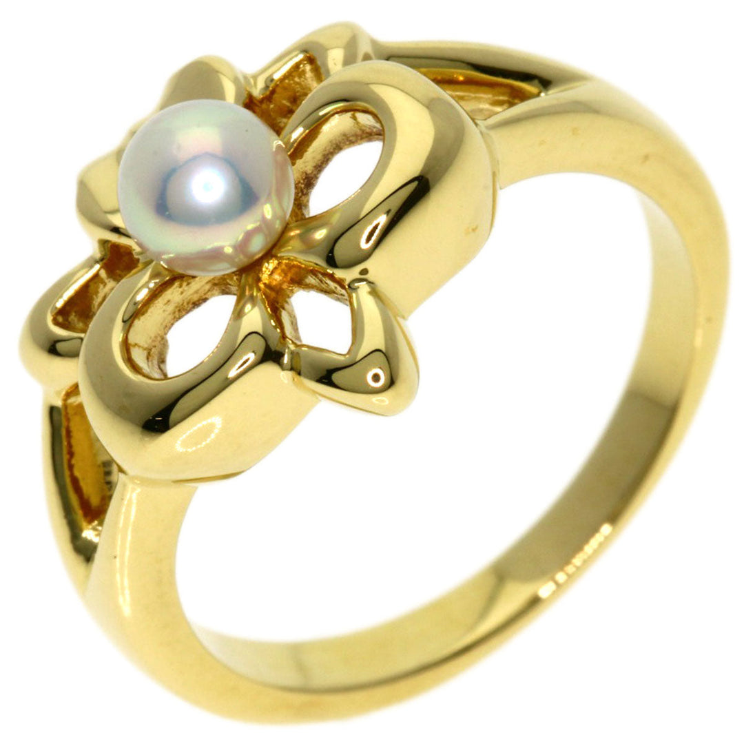 MIKIMOTO Ring 18K Yellow Gold gold Pearl Women Used Authentic