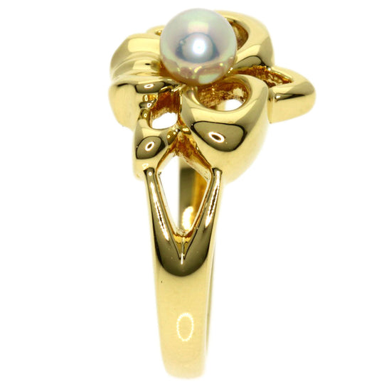 MIKIMOTO Ring 18K Yellow Gold gold Pearl Women Used Authentic