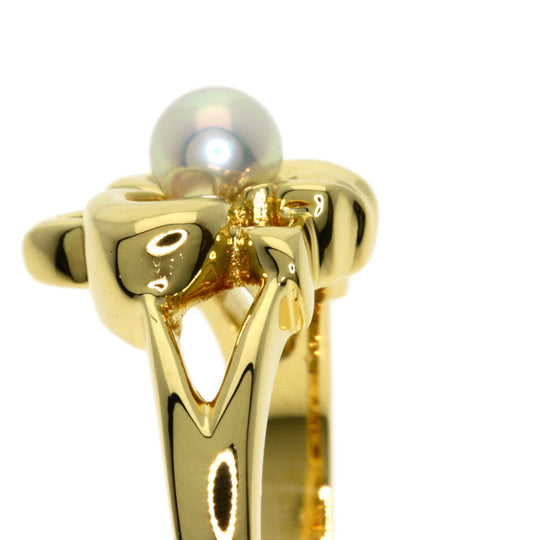 MIKIMOTO Ring 18K Yellow Gold gold Pearl Women Used Authentic
