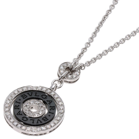 BVLGARI Necklace K18WG Silver Cherki Astrale Diamond