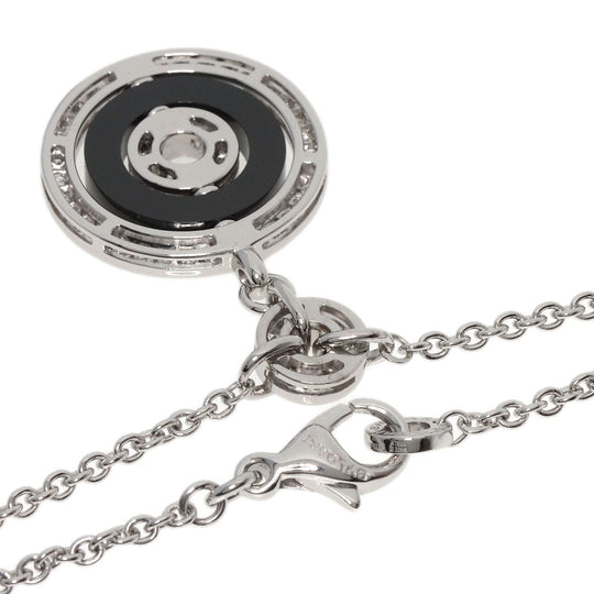 BVLGARI Necklace K18WG Silver Cherki Astrale Diamond