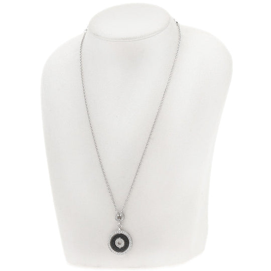 BVLGARI Necklace K18WG Silver Cherki Astrale Diamond