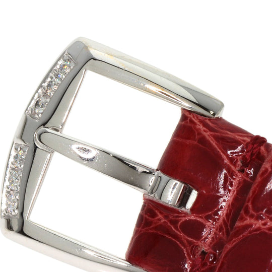 FRANCK MULLER Watches Quartz 5002SQZDP Stainless Steel, Leather Silver Heart to Heart Diamond Silver dial Women Used Authentic