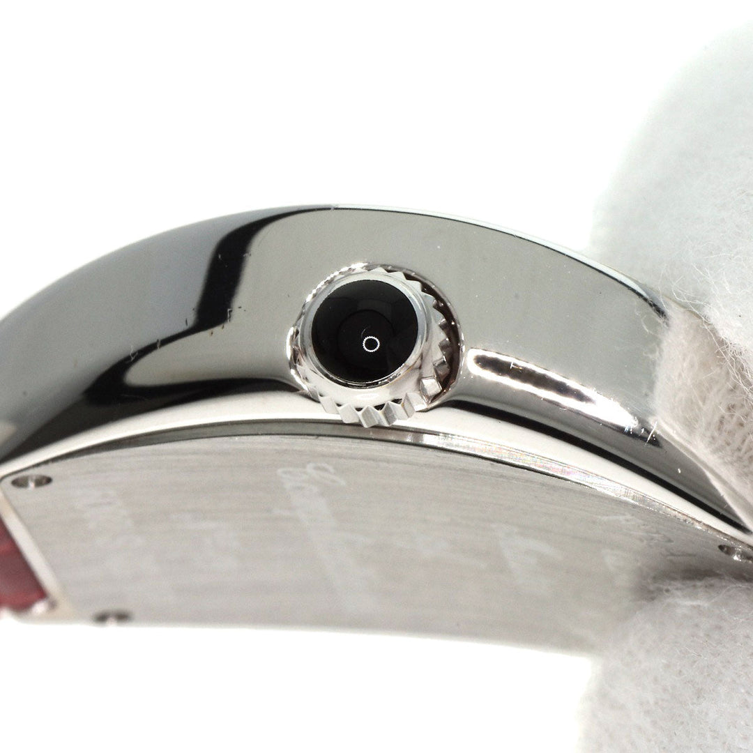 FRANCK MULLER Watches Quartz 5002SQZDP Stainless Steel, Leather Silver Heart to Heart Diamond Silver dial Women Used Authentic