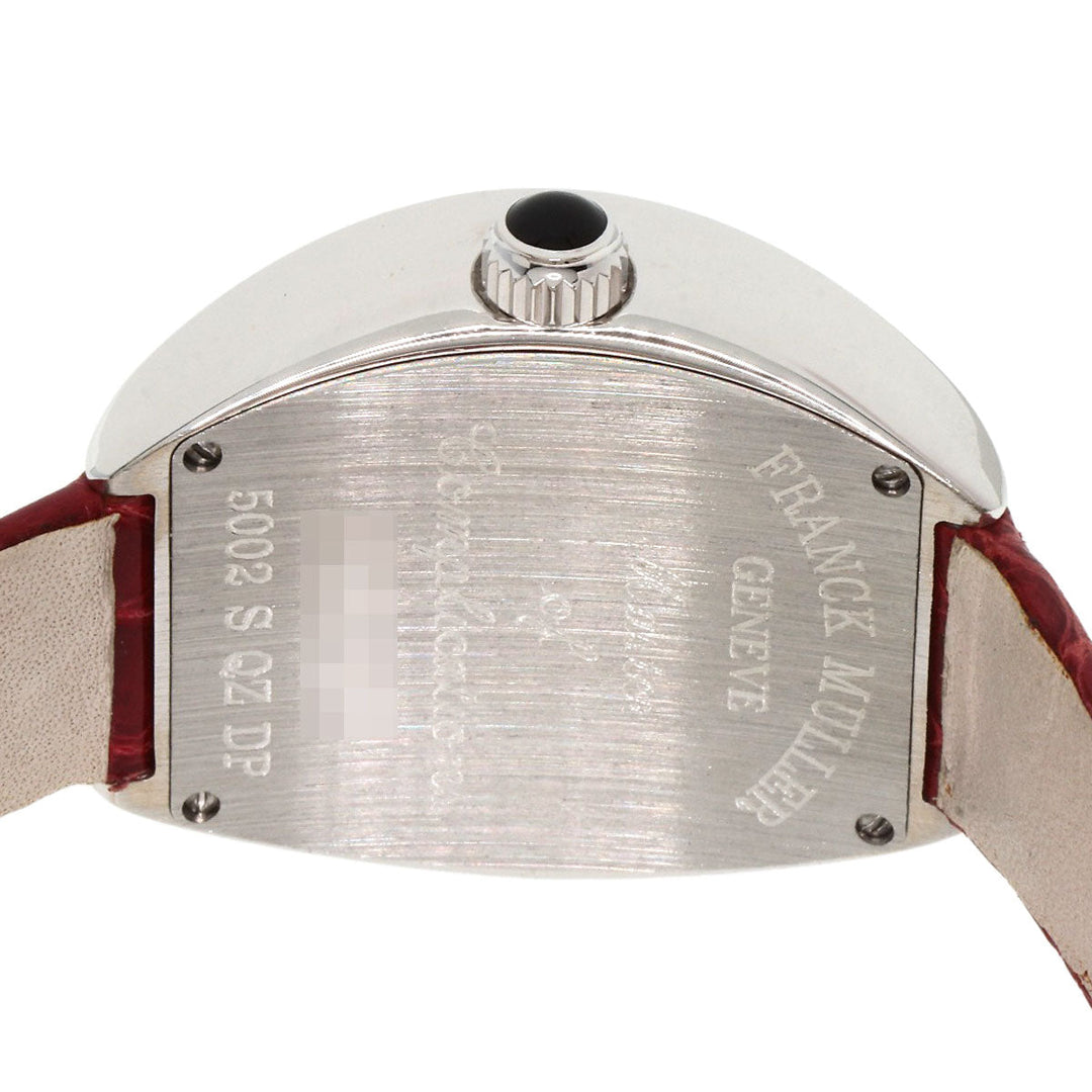 FRANCK MULLER Watches Quartz 5002SQZDP Stainless Steel, Leather Silver Heart to Heart Diamond Silver dial Women Used Authentic
