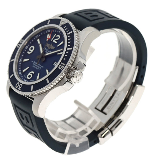 BREITLING Watches A17367 Stainless Steel, Rubber Silver Super Ocean 44 mens Used Authentic