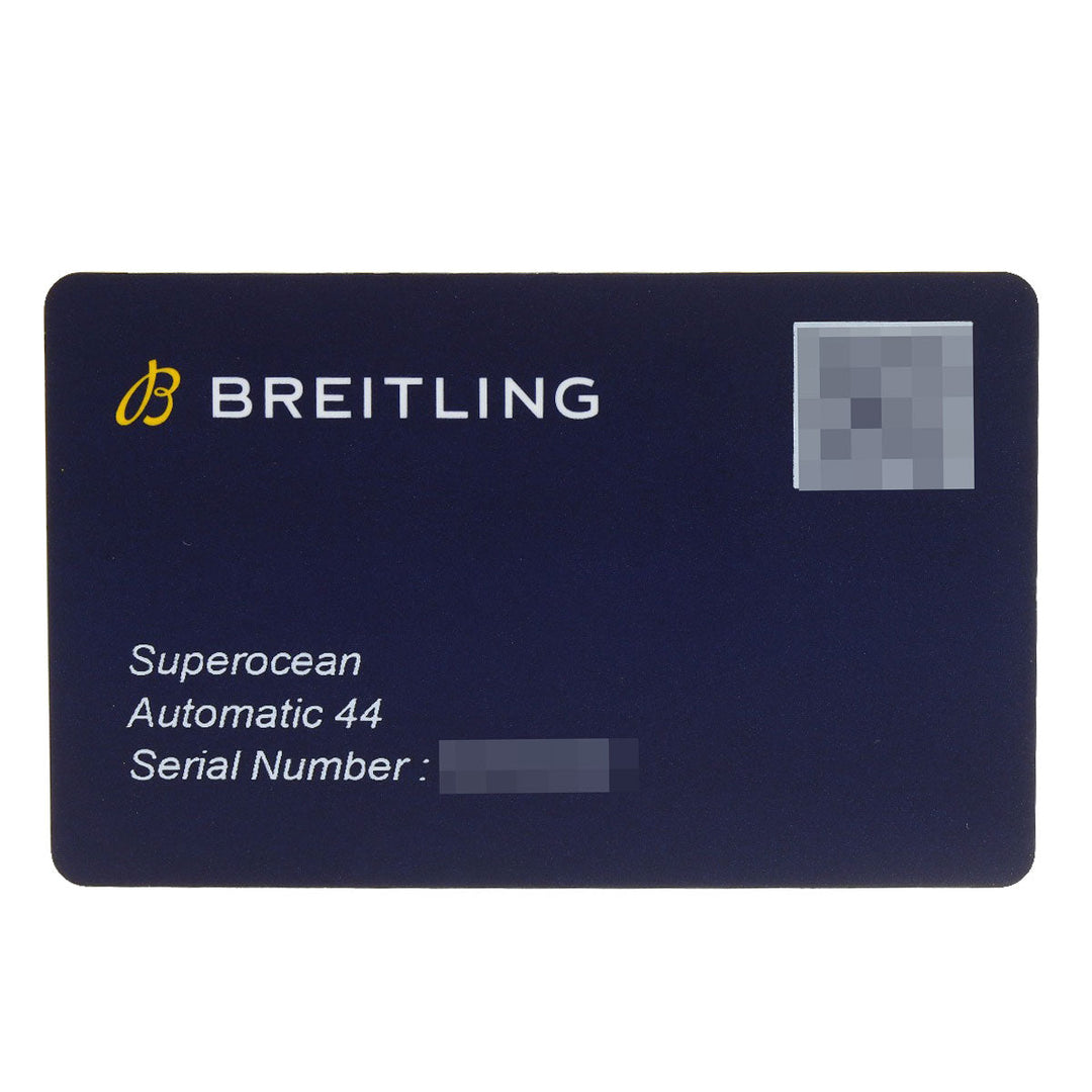 BREITLING Watches A17367 Stainless Steel, Rubber Silver Super Ocean 44 mens Used Authentic