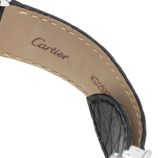 CARTIER Watches Quartz W5200005 Stainless Steel, Leather Silver Tank solo SM Silver dial Women Used Authentic